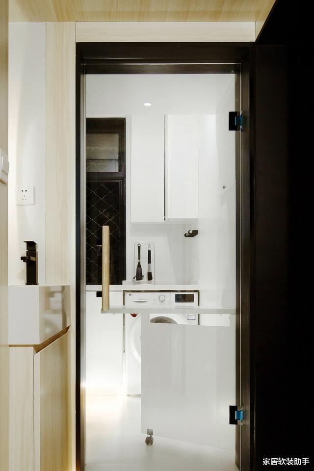 『』刚完工的35㎡小公寓,储物空间充足又功能强大,巧妙极了,晒晒!