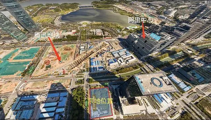 「今日头条」今日头条10.8亿拿下华为腾讯阿里附近地块，楼面价每平米1.7万元