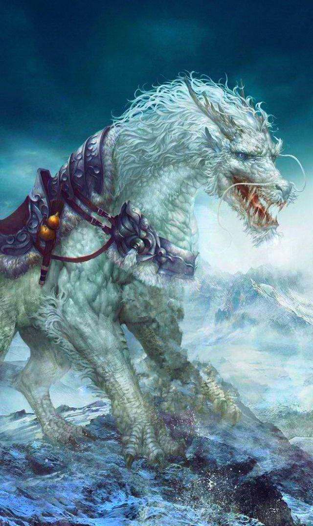 「山海经」上古时期96个龙形神兽，人面龙身，《山海经》中的神秘山神