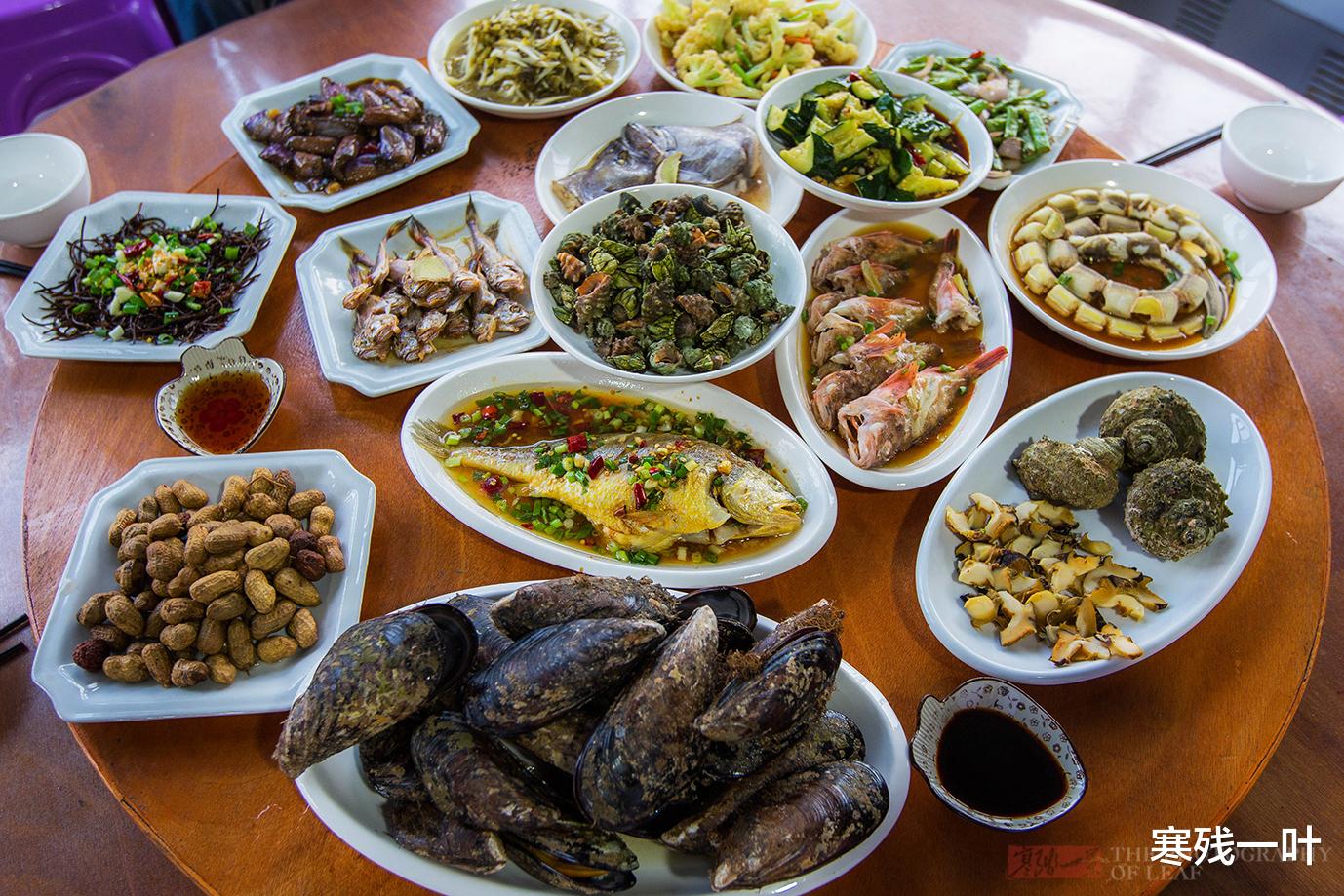 【浙江省】浙江海岛上的农家海鲜大餐,一桌15道菜1000块钱,你觉得值吗?