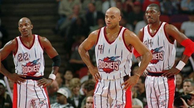 火箭队：火箭队历史上最可惜的三巨头！全部都处在巅峰，西决却遗憾败北