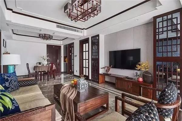 |来看看有钱人130平新中式装修，这才叫做富贵，等我有钱也这么做