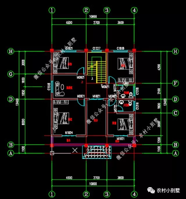 []13×12.9米三层双凉亭设计，外观美布局好配露台