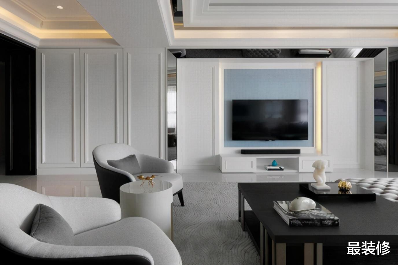 |330平新古典风大平层，装修气派，每一处都是低调的奢华