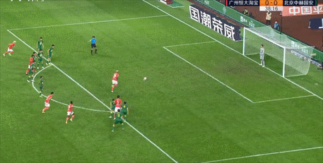 广州恒大|42分钟闪击！3-1！恒大5大将一招强攻斩3球，国安U23独造“2球”