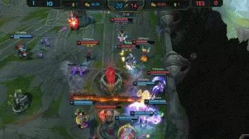 [ig]Ning王睡醒梦回S8！puff月男月下独舞！IG 2: 0 TES ！