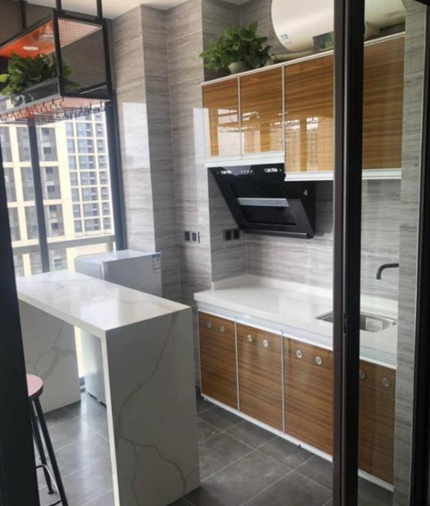 |只有35平米,完美的小户型,她把阳台改造成餐厅厨房,太机智了