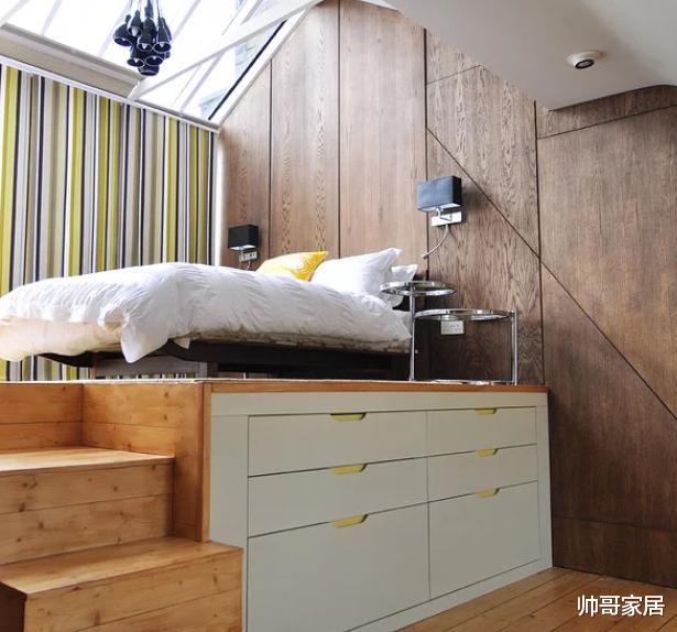 老年小妙招|早知道我也这么装！地面抬高60公分，既能睡觉还能收纳真省空间