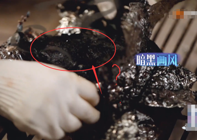 黄磊|黄磊做叫花鸡失败，里外焦黑，谁注意他下意识说的啥？你是明星啊