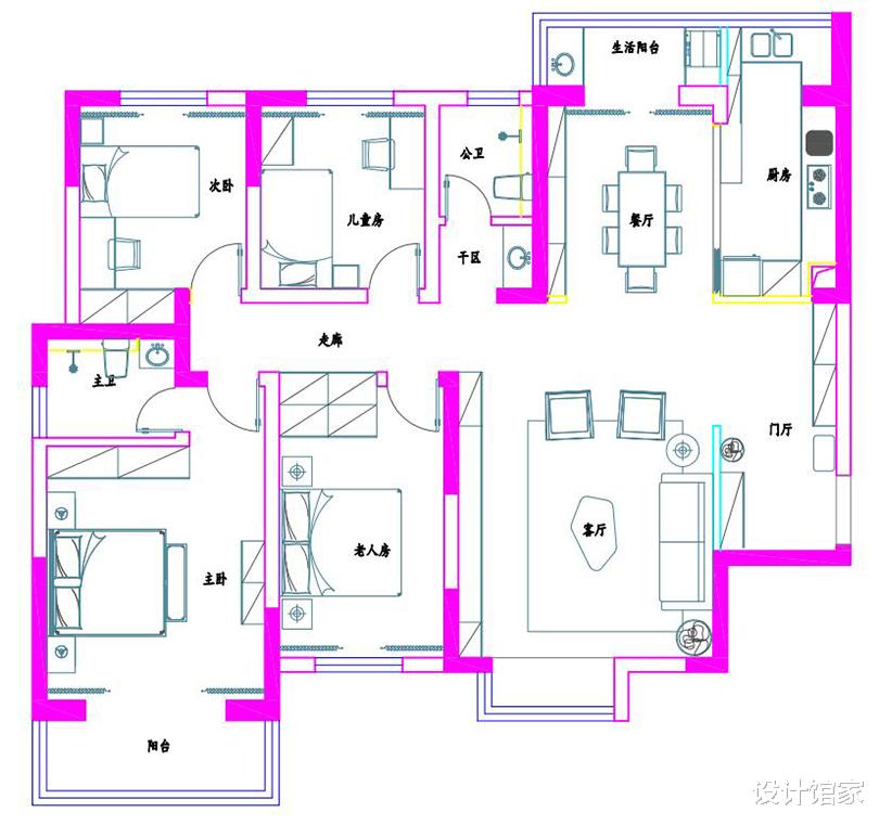 四口之家|170㎡北欧风,事业有成的四口之家,精致的让人羡慕!