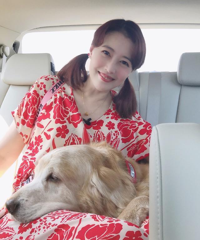 穿衣搭配|周海媚发型选对了！双马尾配印花裙减龄大方，54岁仍有少女感