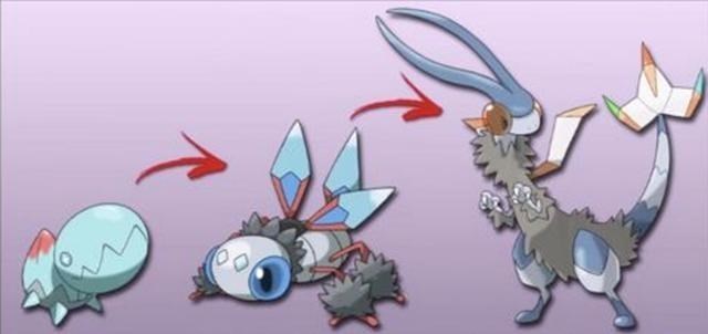 蜻蜓▲自制宝可梦新形态,沙漠蜻蜓变冰系,拉普拉斯拥有退化型