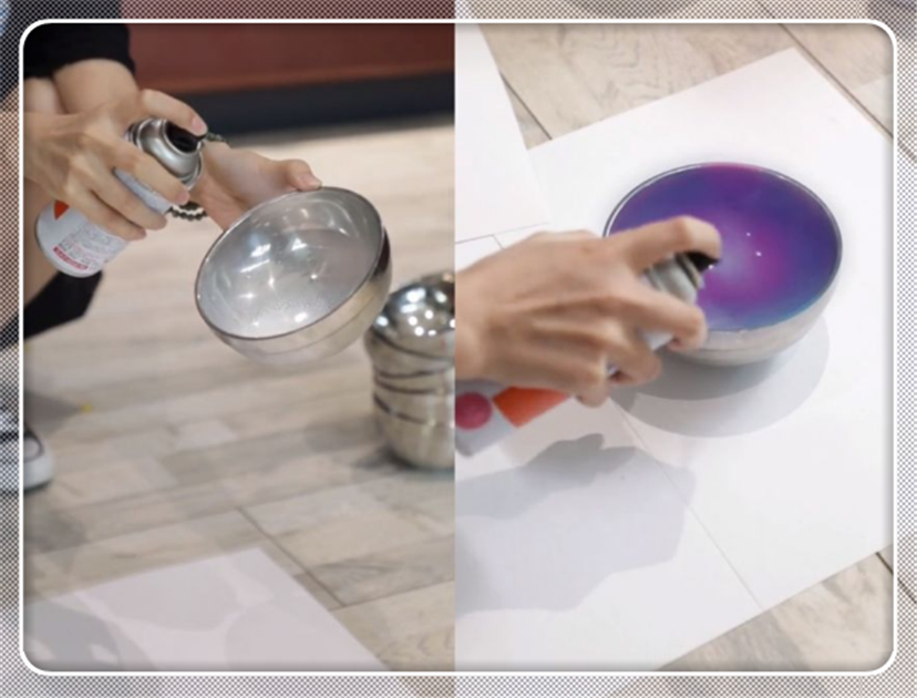 美术生用“不锈钢碗”作画，本以为在“吹牛”，看到成品：秀儿是你吗