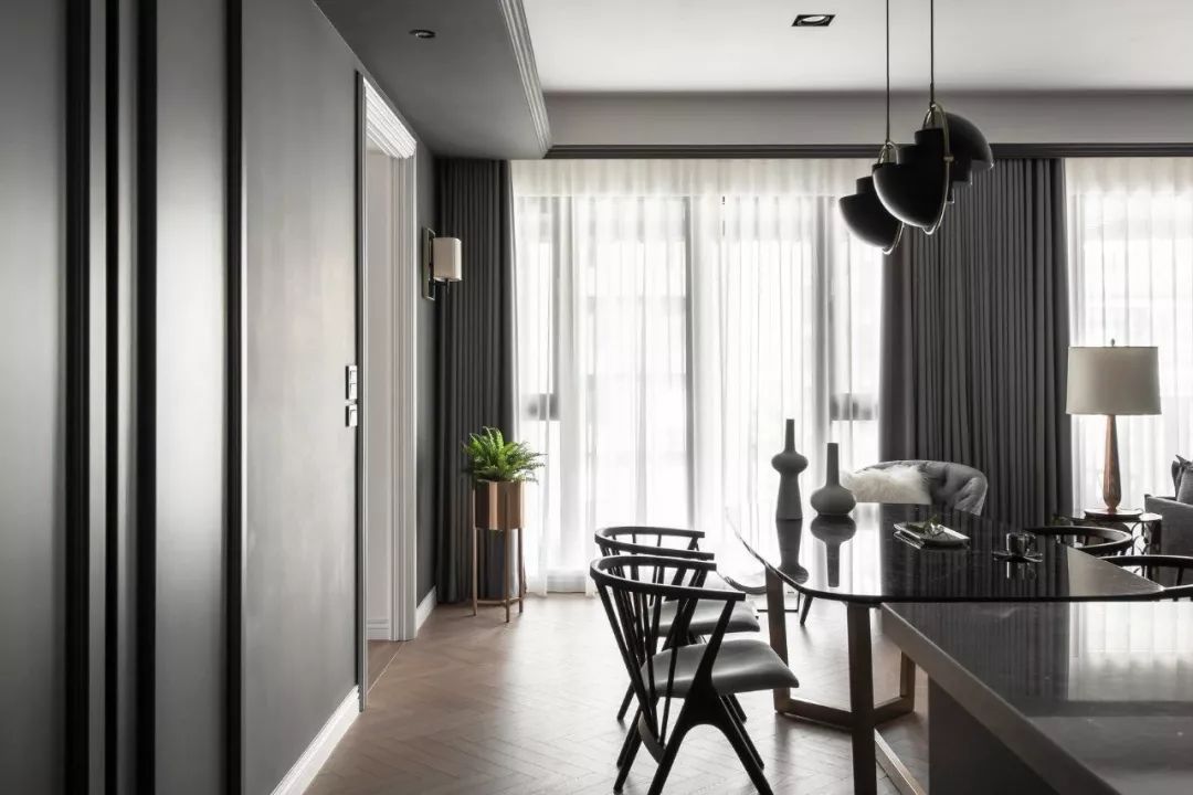 140㎡现代美式，简约华丽的混搭，档次端庄的气质