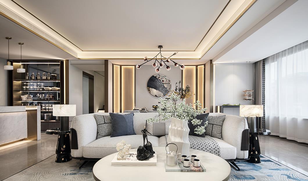 设计师|90后的“豪装”别墅火了，200㎡新中式之风，网友：真的好看！