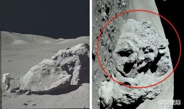 @重见天日！阿波罗17号照片显示月球“人造雕像”，是100%的证据吗？