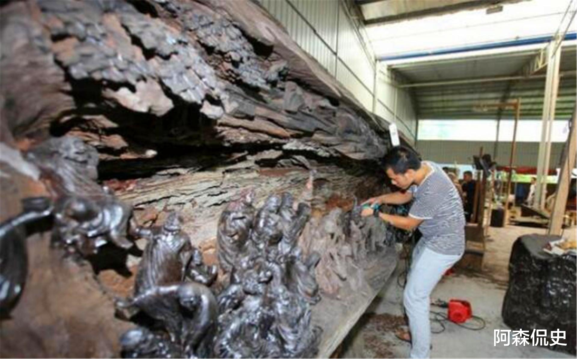 雕刻|他雕出“巨型雄狮”，富商给300万被拒，称没1000万不卖，后怎样