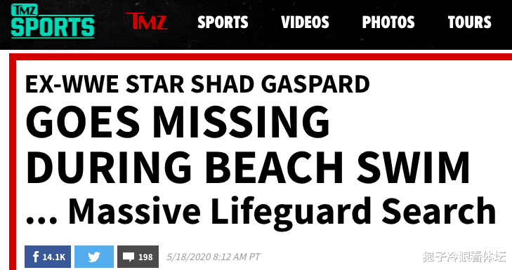 『美国队』父子双双落水 救生员赶到 38岁巨星：先救我儿子 儿子获救他失踪了