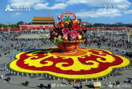 光明网视频|祝福祖国！1986年至2020年的天安门广场花坛