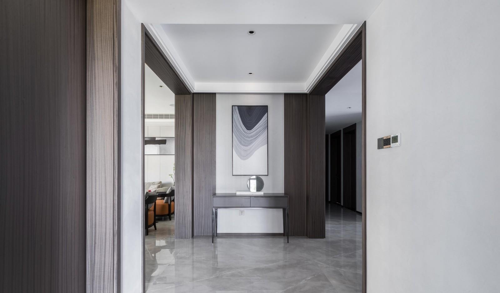 设计师▲这才是我的理想之家，220㎡大平层设计，进门就被客厅吸引了