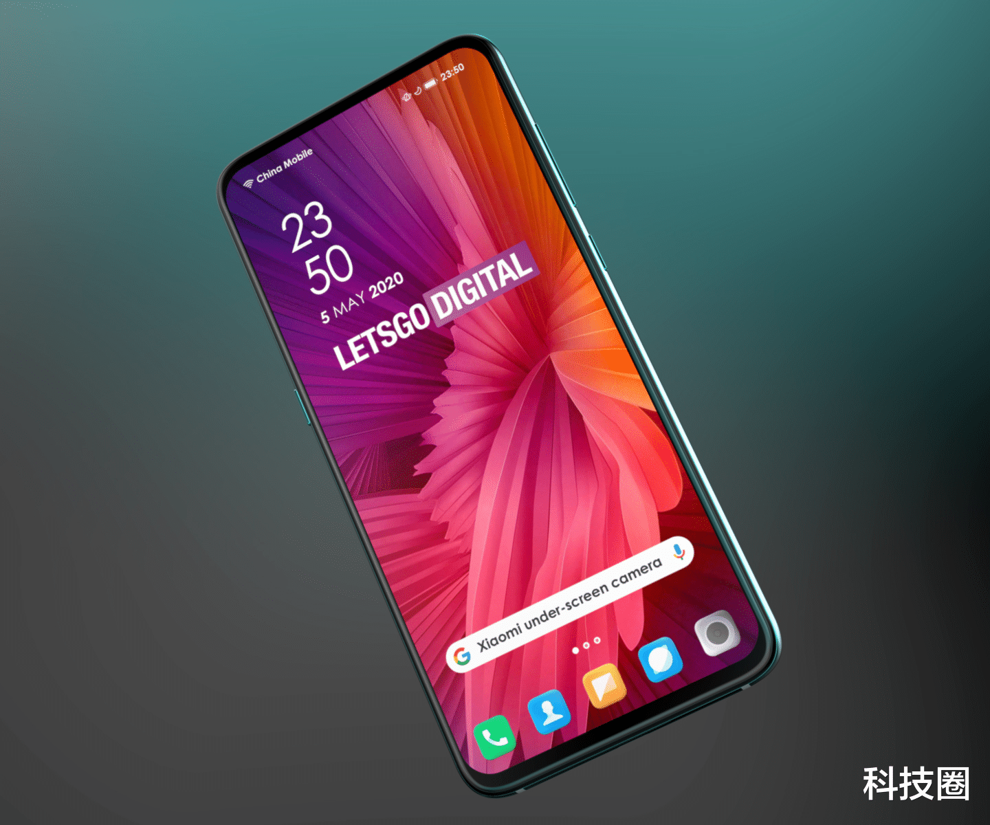 『坦桑尼亚』小米屏下摄像头专利曝光,首款屏下摄像头手机外观遭泄露