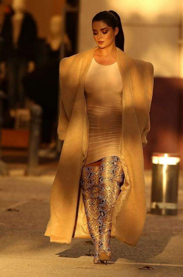 女星黛米·羅斯倫敦街頭時尚拍照，她的魅力不一般-圖3