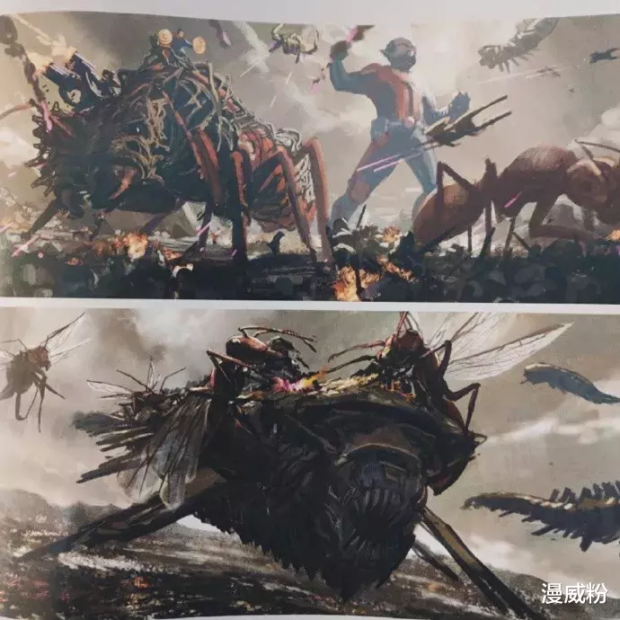 灭霸|《复联4》最新概念图曝光，蚂蚁大军重创灭霸军团