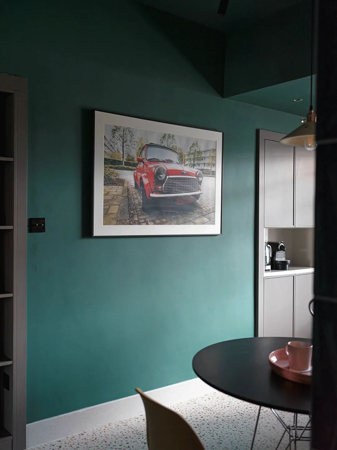 「」59㎡现代摩登，鲜艳大胆的色彩，小资优雅好情趣