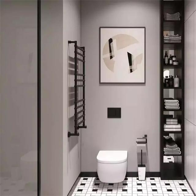 []马桶后方1㎡的空间别浪费！这样设计能给你省下装修卫生间的钱