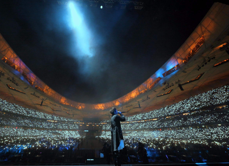 演唱会：以为自己很红，跑到鸟巢开演唱会，结果没赚钱，还欠下千万债务