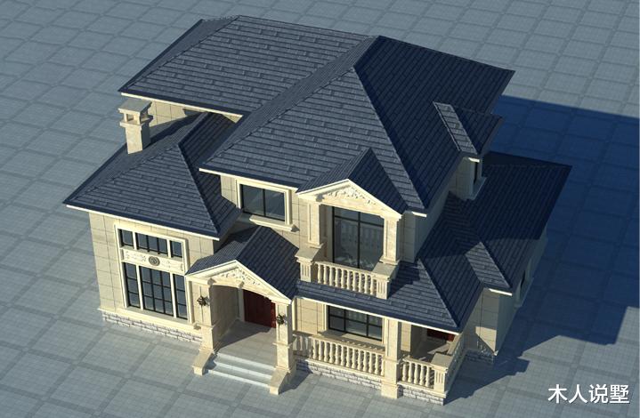 @14.1×11米二层农村住宅，爸妈满意的布局，我喜欢的外观