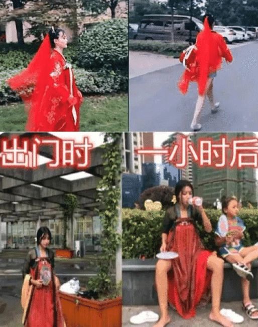 |“女孩子夏天还是不要穿汉服了……”太真实了吧，哈哈哈哈哈