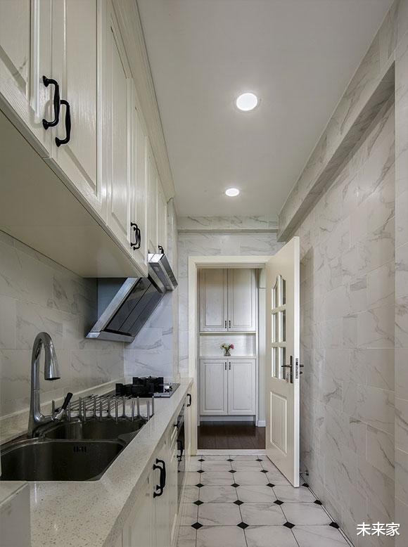 「」特别漂亮的两房装修，居然还是美式风格设计，小户型这样装错不了