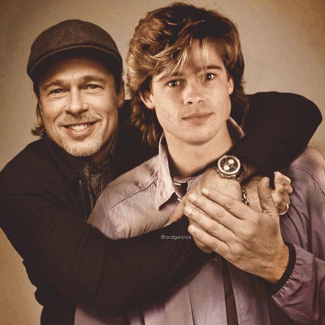 「欧美明星」与多年以前的自己合照，是种什么样的感觉？