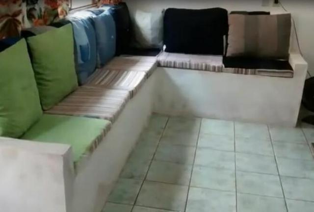 【】老公不听劝非要用红砖砌客厅沙发，开始觉得很土，完工后被打脸了