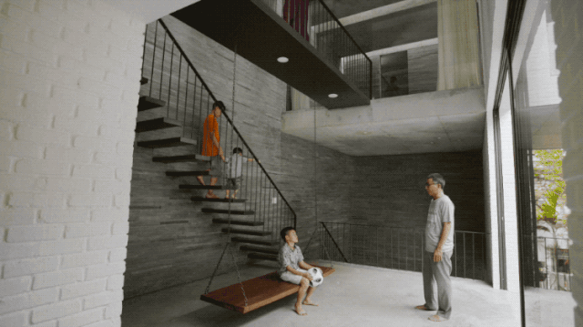 建筑师|建筑师亲手给家人盖房,空地变出5个院子,随便逛出1000㎡的感受