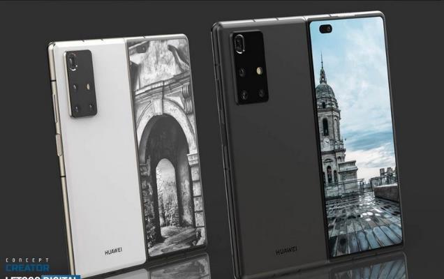 华为|华为MateX2渲染图亮相,麒麟9000+内折设计,不愧是华为真旗舰