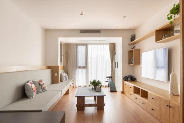 『』108㎡原木风三室装修,实用又惊艳,原木色+开放式厨房超漂亮