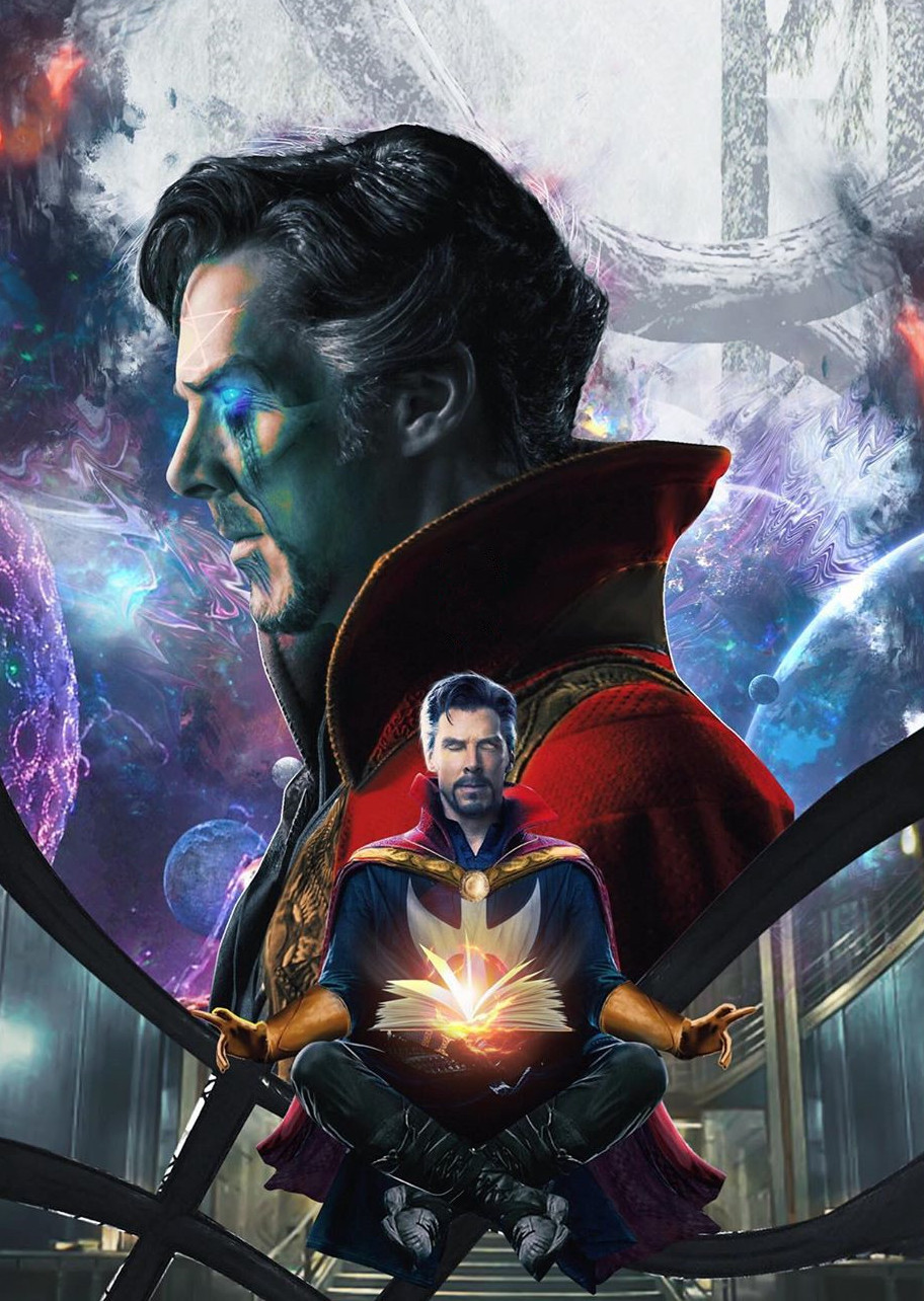 『奇异博士2』《奇异博士2》概念场景:牺牲角色登场,树后探出脑袋的人是谁?