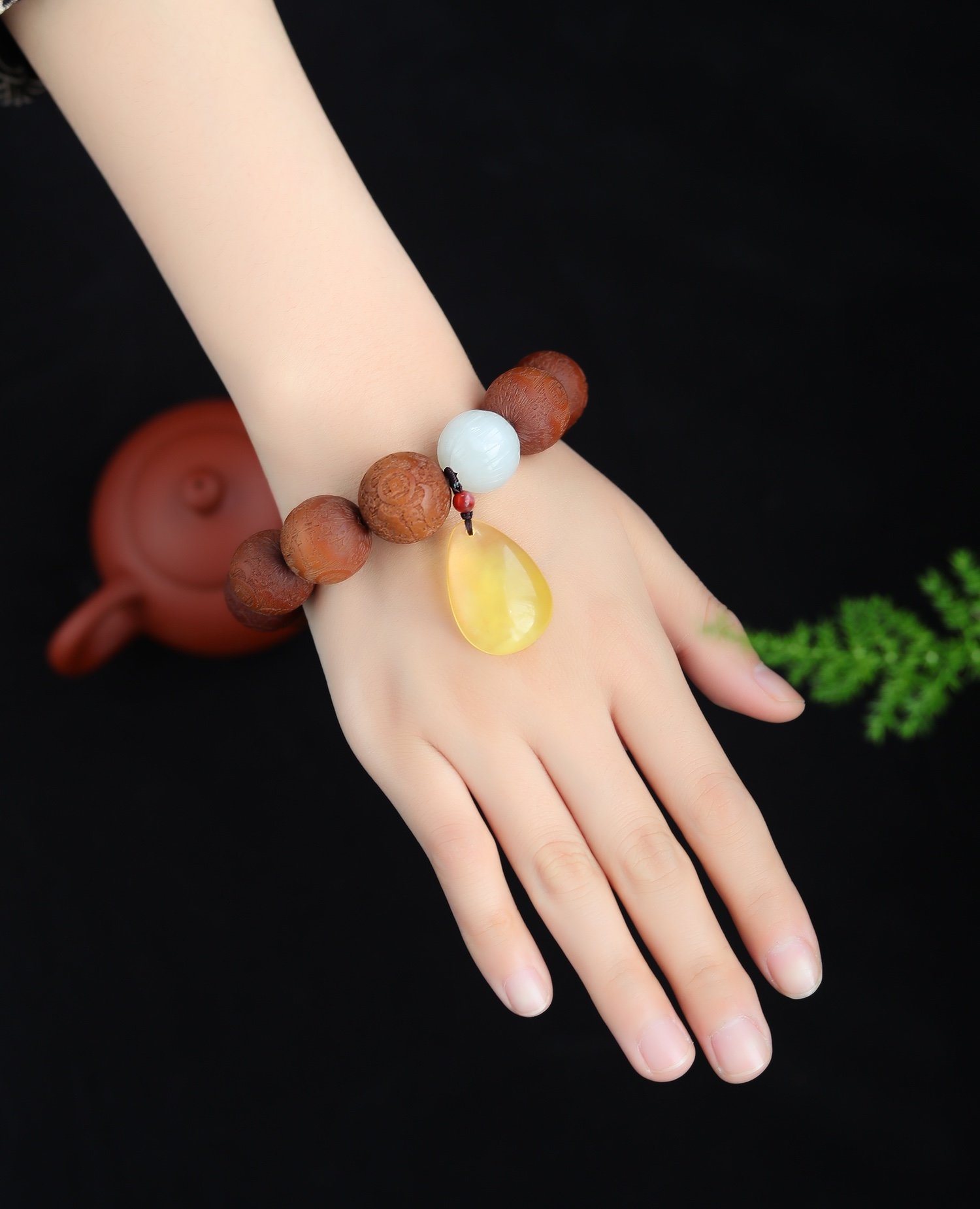 「蜜蜡」原创文玩沉香手串