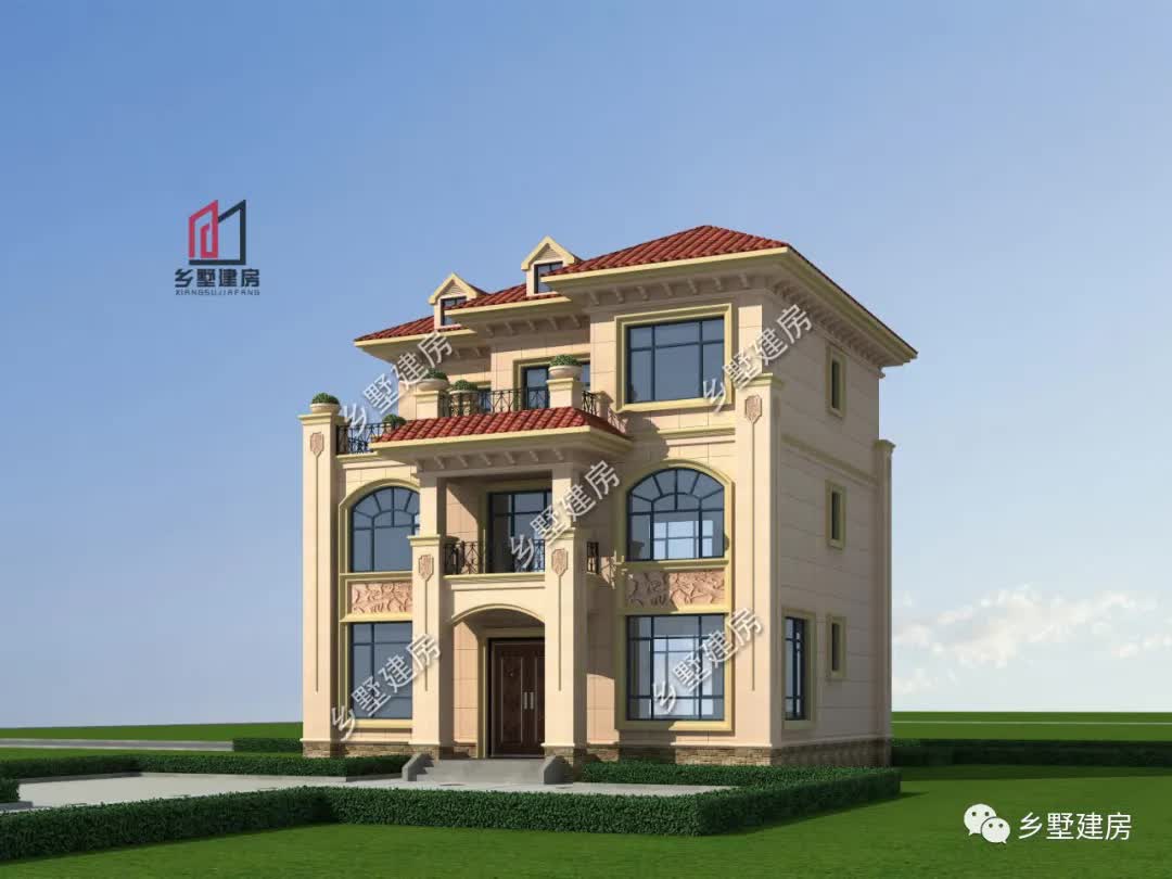 |11X11米典雅大气简欧式别墅，建一栋，享惬意人生