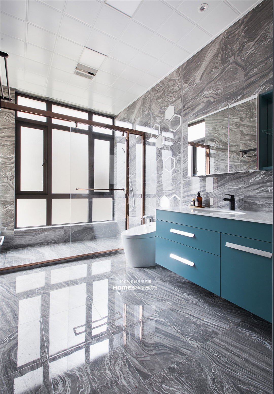 |200平美式轻奢婚房,前卫而精致,满满的小资情调