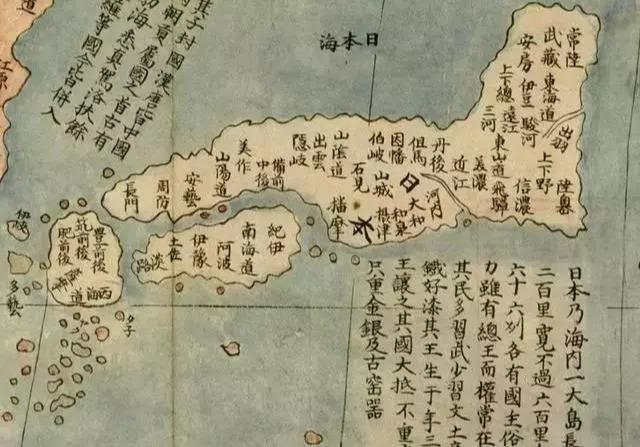 『日军』明朝绘制的第一幅世界地图 : 菲律宾都是附属国