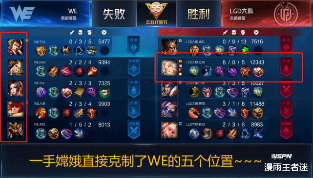 [LGD]LGD完虐WE，真正的“养鹅战术”你看懂了吗？一手嫦娥克制5个位置
