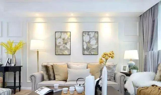 ▲美式风格的新房装修,亲朋进门就被玄关鞋柜吸引,太美了吧