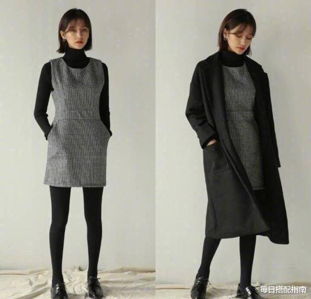 穿衣搭配|适合短发女生的秋冬穿搭示范，利落率性气质得体，值得借鉴