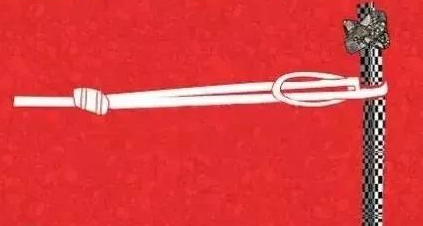 「珠海」鱼竿的绑法！鱼线和鱼竿的绑法！鱼线这样绑，多大鱼都不怕断