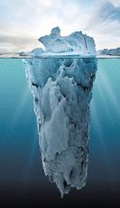 冰山一角：冰山一角图骗了很多人，不符合物理定律，冰山一角何时能存在？