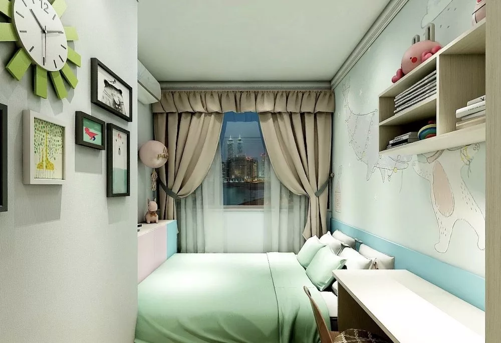「粉色」靓宅速配六一特献丨儿童房配色怎么选