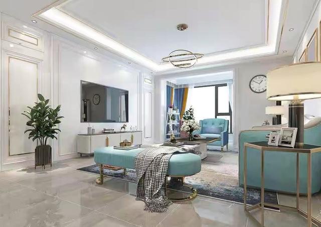 |130平现代轻奢风格装修，室内随处都可以惊艳到你，太美了！